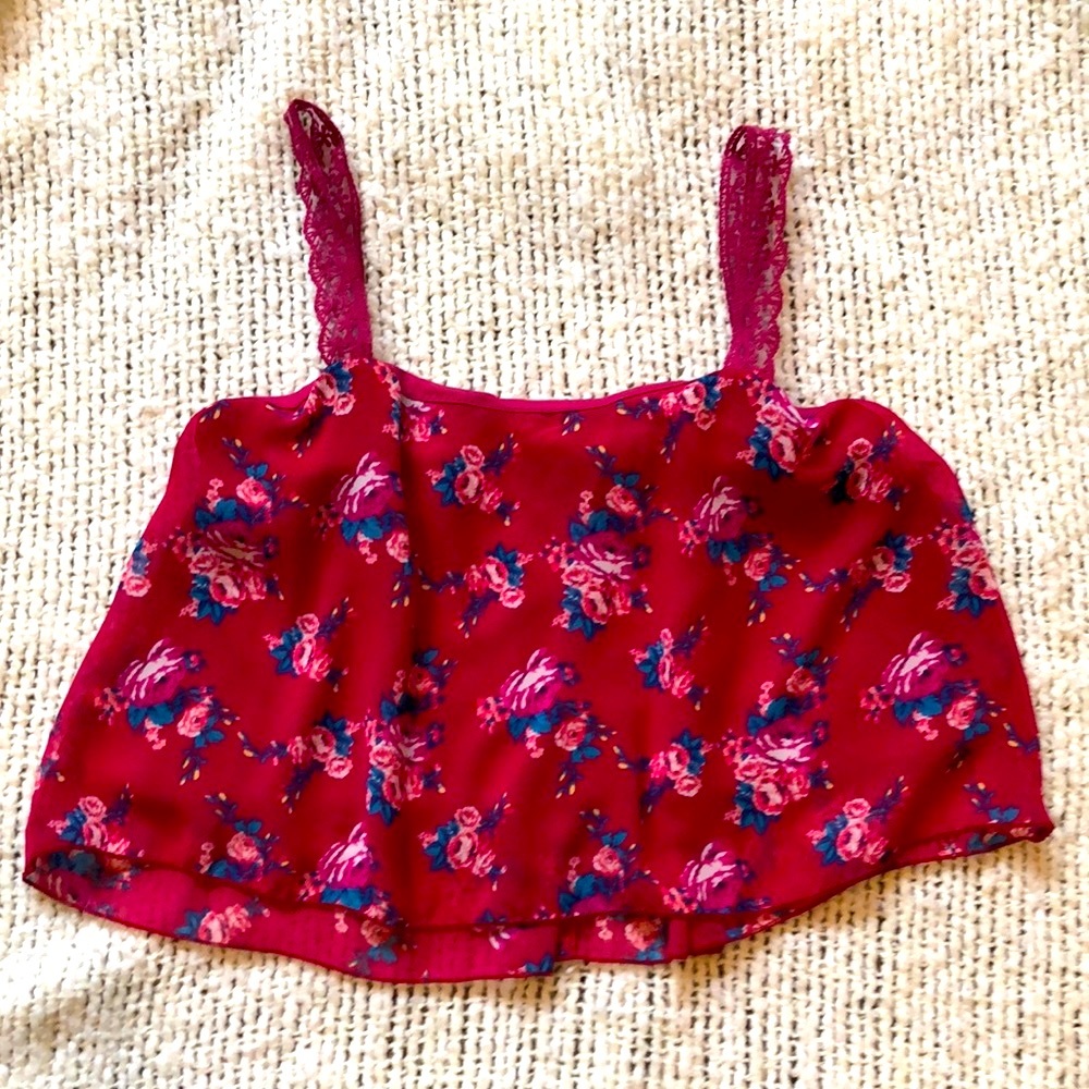 Floral crop top